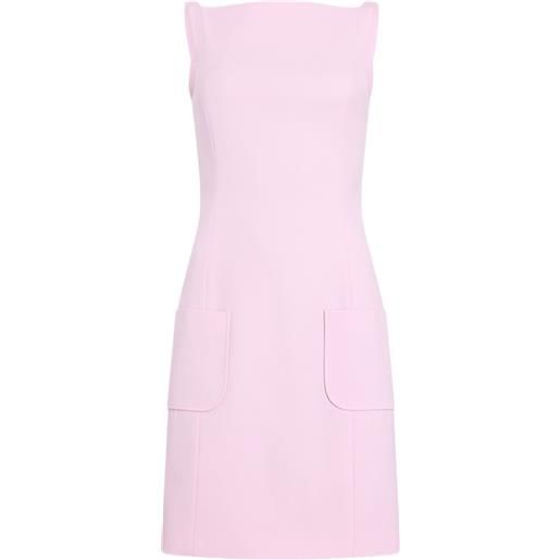 Patou abito corto con tasche - rosa