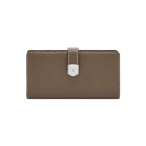 Fossil Harwell Small Bifold – Portafoglio In Pelle LiteHide™ Con Cinturino, Nero Da Donna, SL10029001 - 3