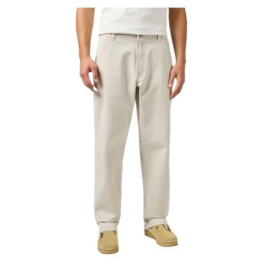 Wrangler cj rel chino pant pantaloni, pelican, 32w x 32l uomo