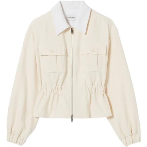 Claudie Pierlot giacca con zip - toni neutri