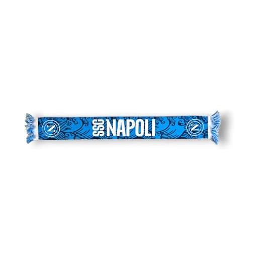 Sciarpa A Righe Logo Ssc Napoli Calcio Prodotto Ufficiale