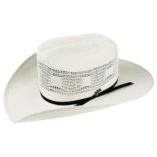 Cappello Di Paglia Contadino Cappello Trilby In Paglia 100% Estivo - Perfetto Per L'estate, Colore Beige, Stile Elegante Trivella A Mano