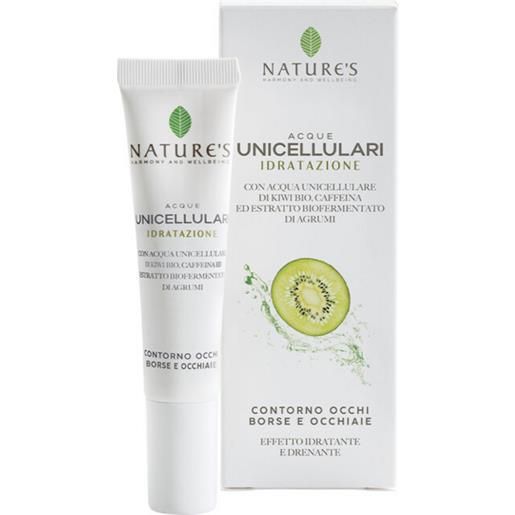Nature's acque unicellulari contorno occhi borse e occhiaie 15 ml