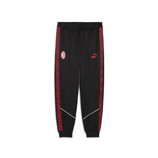 PUMA pantaloni ac milan king anthem da uomo xl, black for all time red