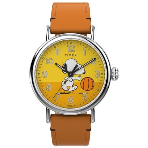 Orologi da polso Timex Intelligent Quartz in pelle uomo