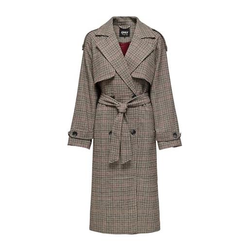 Only trench coat long trenchcoat dark earth l dark earth l