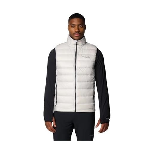 Columbia arctic crest - piumino smanicato da uomo, taglia xl, colore: grigio