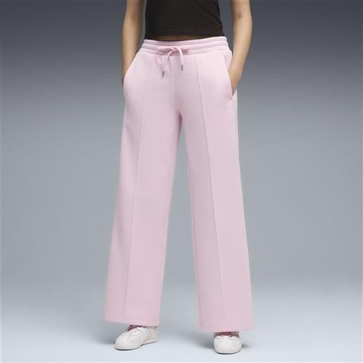 PUMA pantaloni da corsa t7 da donna, abbigliamento, rosa, s