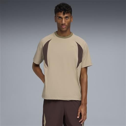 PUMA t-shirt clrt 2g dal taglio morbido da uomo, abbigliamento, beige, s