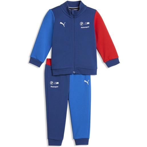 PUMA completo da jogging bmw m motorsport essentials per bimbi ai primi passi, accessori, blu, 4-6m