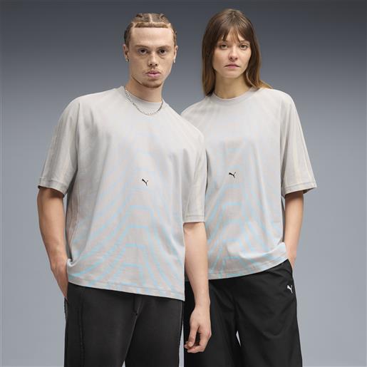 PUMA t-shirt con grafica clrt unisex, abbigliamento, grigio, xxs