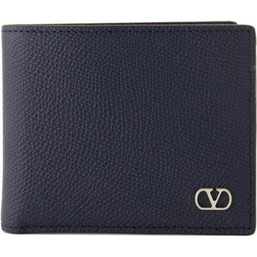 OXYEFEI Portafoglio Uomo Personalizzato Con Foto, Incisione Laser, In Pelle PU, Blu, Regalo Per Marito/Papà