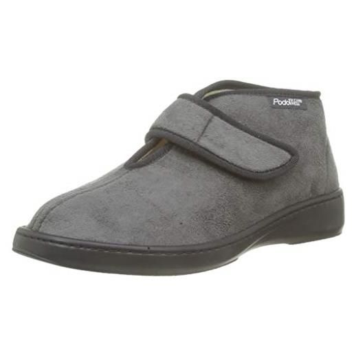 PodoWell Aniere - Pantofola Unisex Lavabile In Lavatrice, Antibatterica, Con Chiusura A Strappo E Suola Leggera - Ideale Per Uso Post-Operatorio E Piedi Sensibili