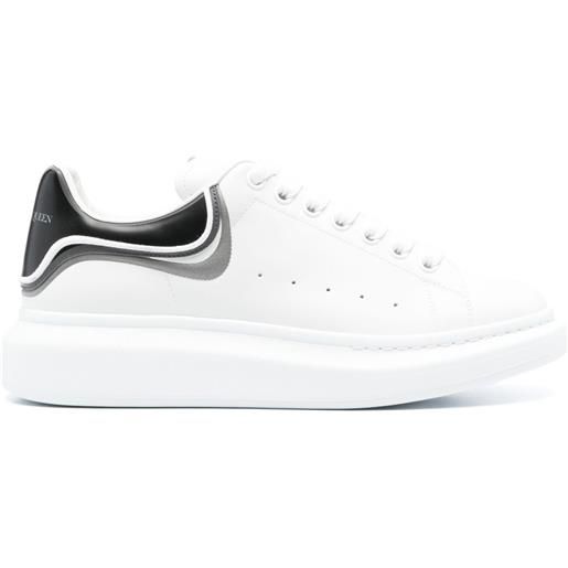 Alexander McQueen sneakers oversize in pelle - bianco