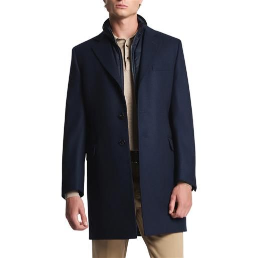 FAY cappotto double in panno di lana e cashmere - nam53511390gahu802 - blu