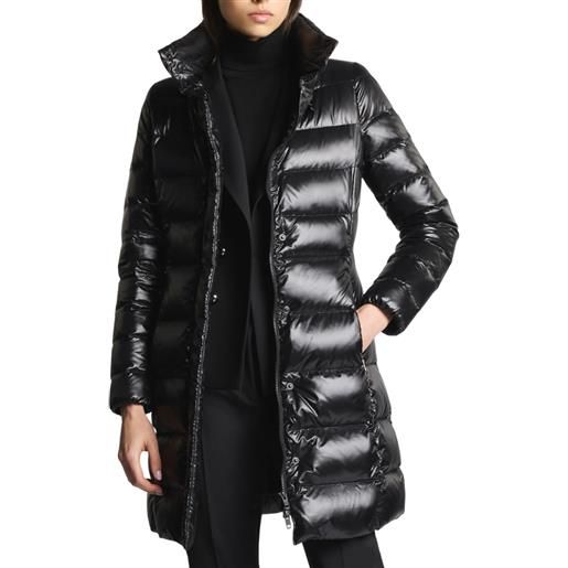 FAY piumino lungo in nylon - naw33513550icib999 - nero