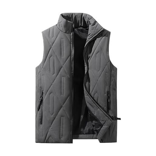 Scaldacollo spesso da uomo, gilet da spalla, senza maniche, per inverno
