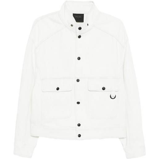 TEAM WANG design giacca denim - bianco