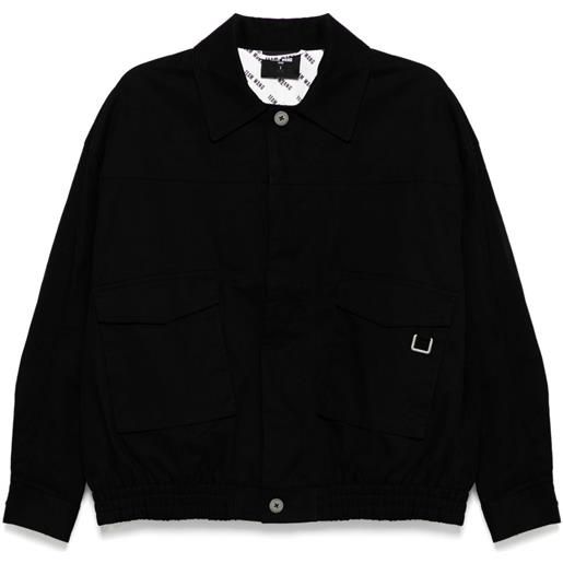 TEAM WANG design giacca choices in tela - nero