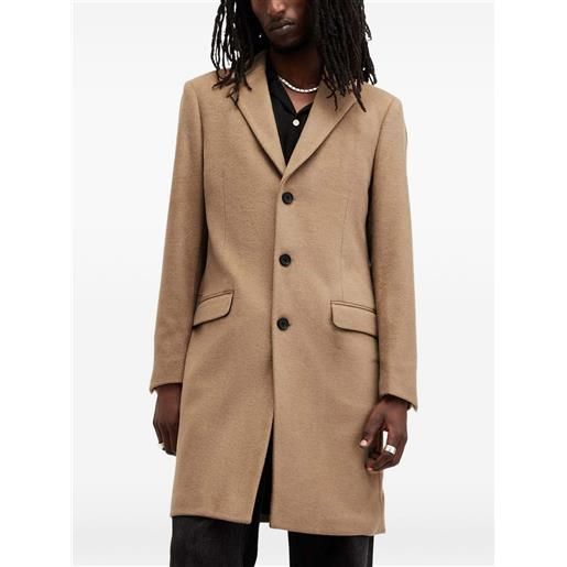 AllSaints cappotto monopetto - marrone