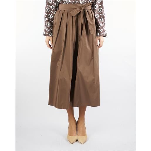 MAX MARA WEEKEND gonna midi terra di taffetà