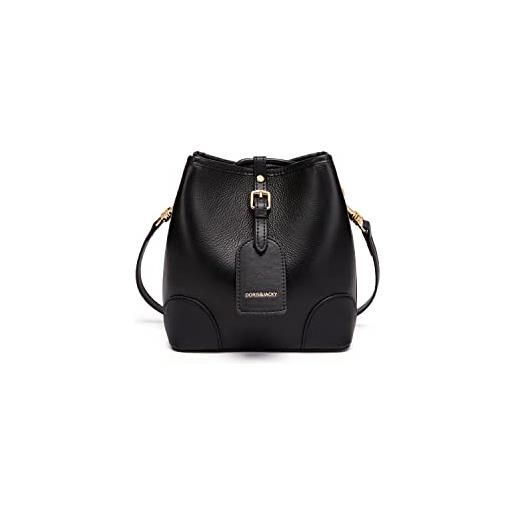 Borsa A Tracolla Donna DORIS&JACKY In Pelle Vegana – Piccola, Con Manico E Catena Metallica, 22x14x8,9 Cm
