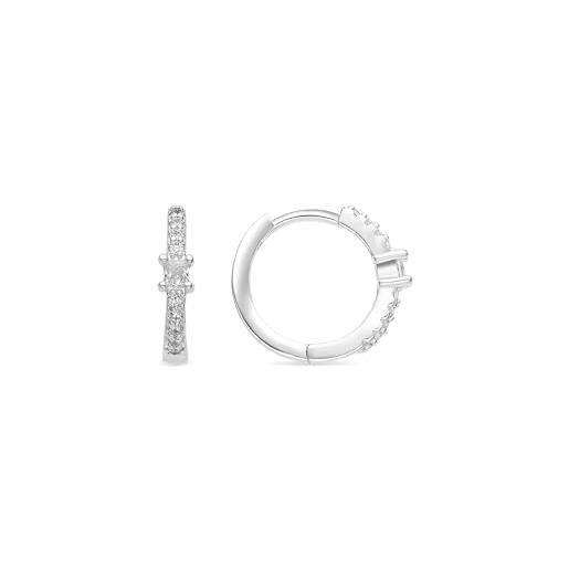ALVINA – Catenina da Donna in Argento Sterling 925 con zirconi 45 cm ZH4526