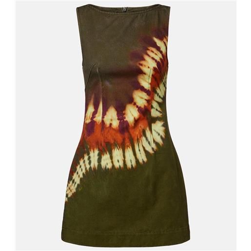 Alemais alã©mais miniabito marilyn in denim tinto