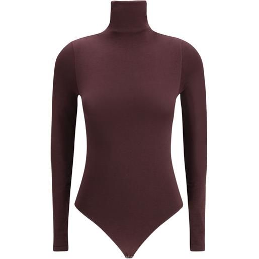Wolford body a maniche lunghe - marrone