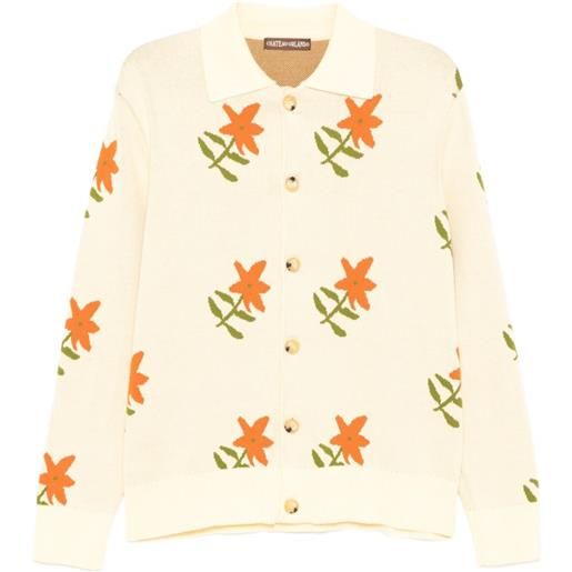 CHATEAU ORLANDO cardigan a fiori - giallo