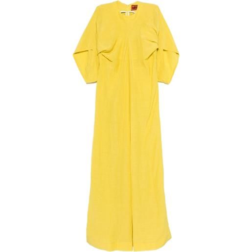 colville abito lungo cocoon - giallo