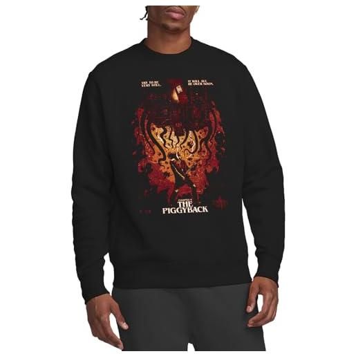 Stranger Things eddie munson poster felpa unisex, nero, m