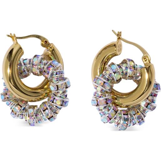Pearl Octopuss. Y orecchini a cerchio con decorazione - oro