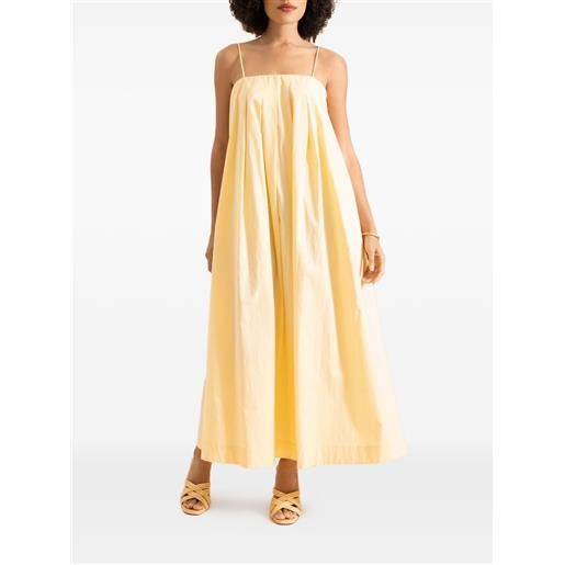 Faithfull the Brand abito lungo lopez - giallo