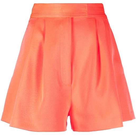 Alex Perry shorts svasati a vita alta - arancione