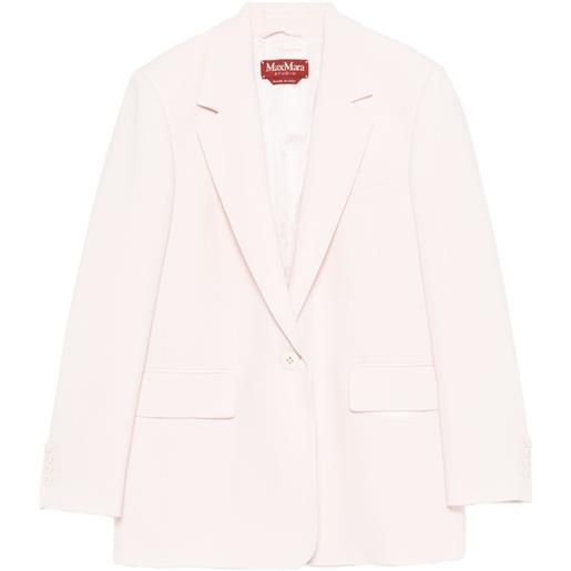 Max Mara blazer mstbosco con tasche - rosa