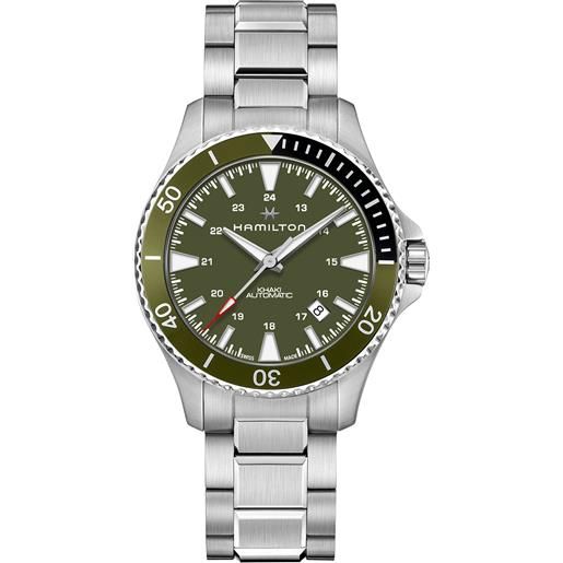 Hamilton Khaki Field Officer Automatico Uomo S7261391 - Orologio Svizzero Con Cinturino In Pelle