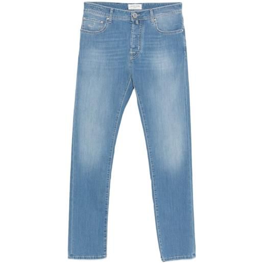 Jacob Cohën jeans con design a cinque tasche - blu