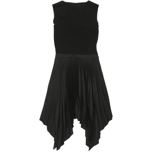 Acne Studios abito midi asimmetrico - nero