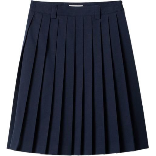 Miu Miu gonna midi con ricamo - blu