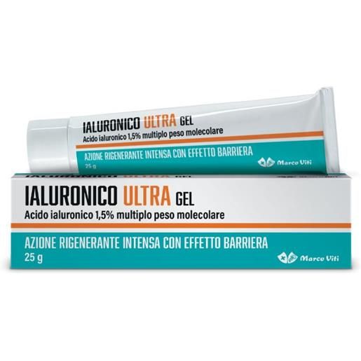 Marco Viti ialuronico ultra gel acido ialuronico 1,5% azione rigenerante intensa, 25g