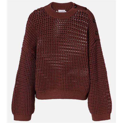 Brunello Cucinelli pullover in misto cotone