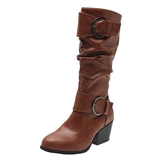 CXKOLD stivali pioggia donna gomma stivaletti donna pelle scamosciata stivali estivi traforati texani neri texani in pelle scarpe traforate