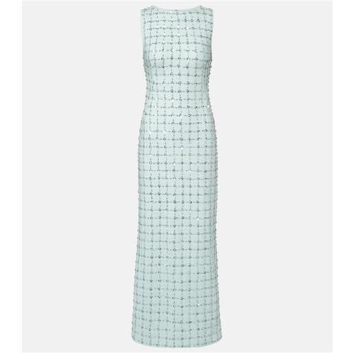 Simkhai abito lungo con paillettes