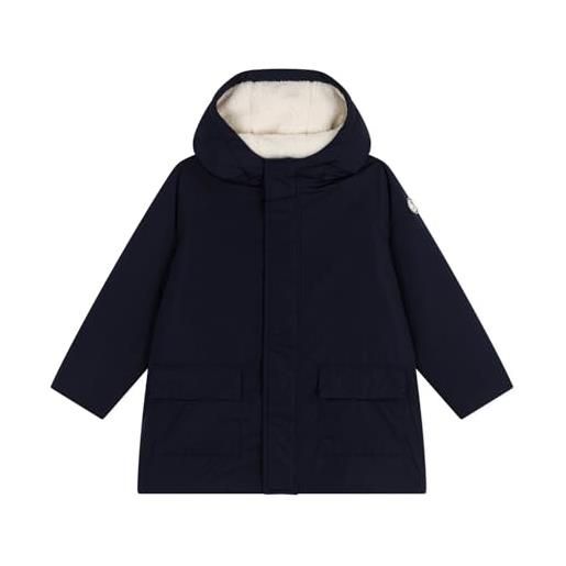 Petit Bateau parka per bambini medio lungo tinta unita, per fumare. , 10 anni