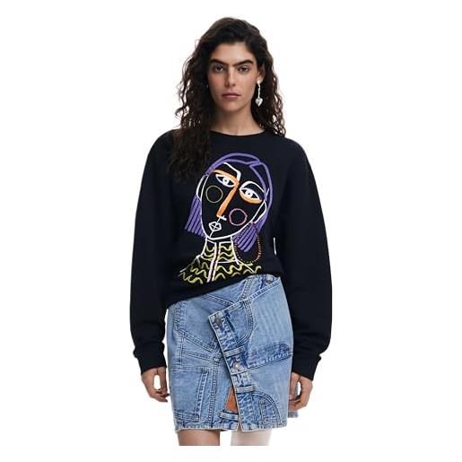 Desigual sweat_face, 2017 carbon, l