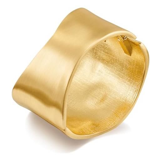 Bracciale Bangle A Foglia Per Donna – Gioiello Matrimonio In Lega Di Zinco – Regalo Con Scatola