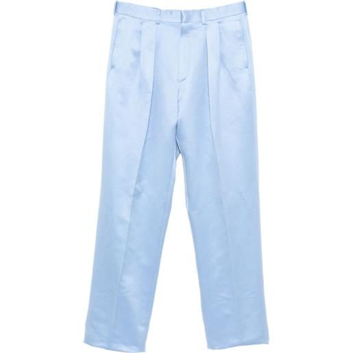 TOM FORD pantaloni con pieghe - blu