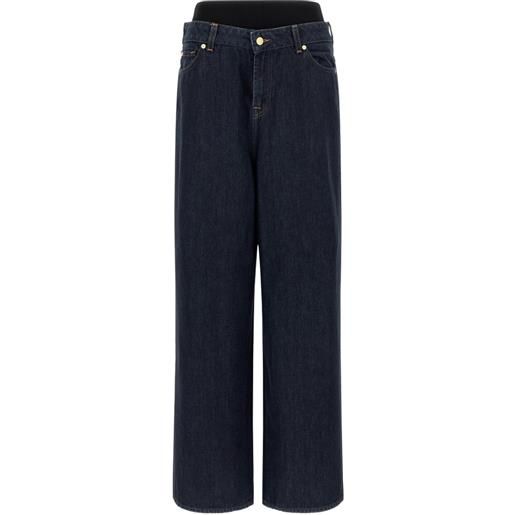 7 For All Mankind jeans a gamba ampia - blu