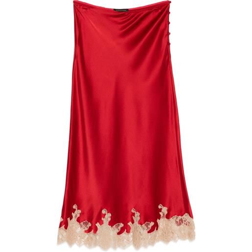 Kiki de Montparnasse gonna in pizzo - rosso